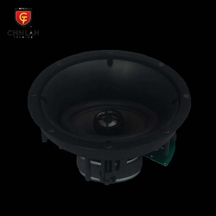 

CHNLAN CS286 Two-way audio 60watts 6.5 inch angled ceiling speaker, N/a