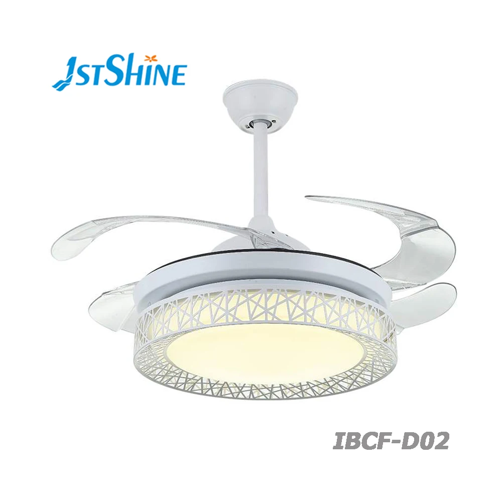 Modern Fancy Low Watt Ac 220v Remote Control Retractable Blade