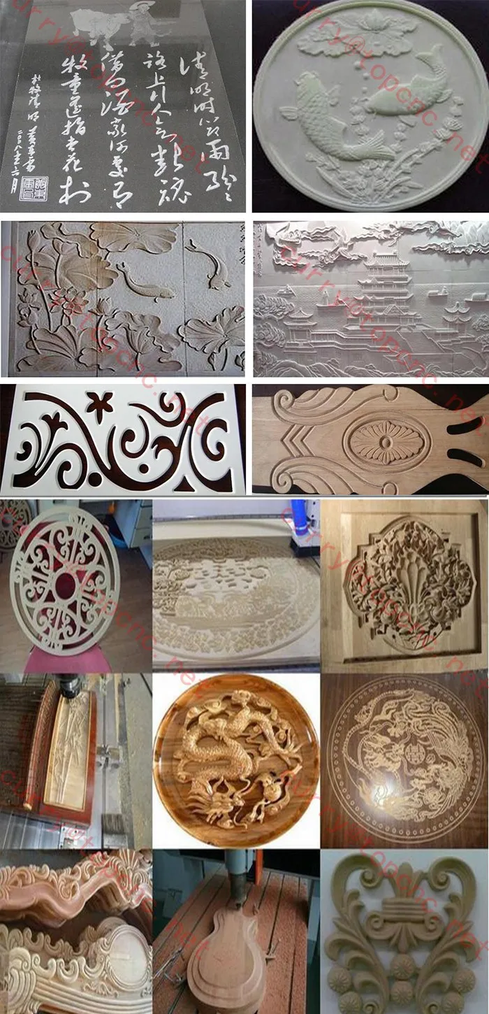 wood cnc router samples