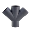 ERA ISO3633 PVC DWV PIPE FITTINGS W CROSS REDUCING TEE