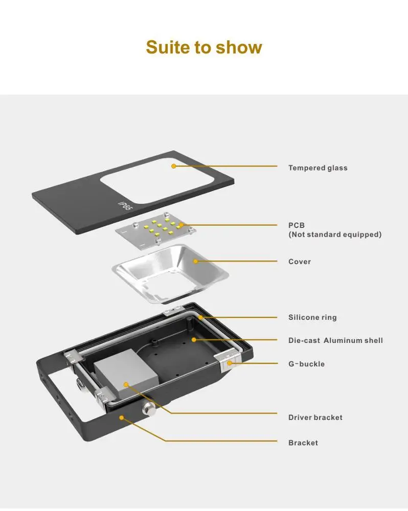 Wholesale led DMX controller led floodlight slim body IP65 20W flood light price