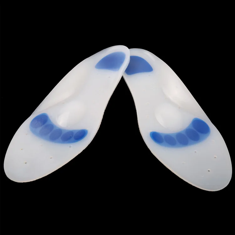 

anti bacteria medical grade silicone arch support plantar orthotic shoes insole