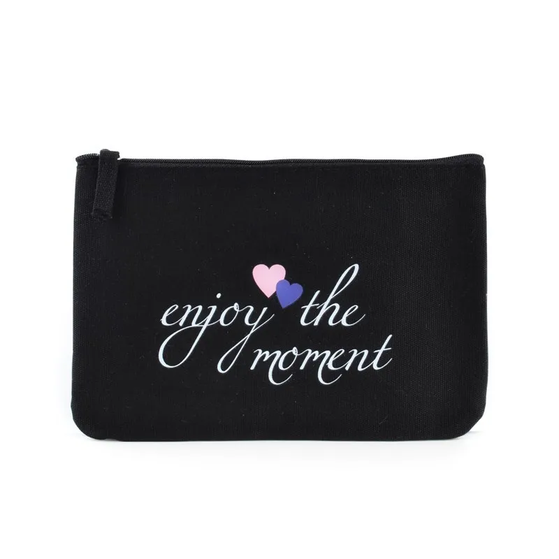 

OEM Factory Price Wholesale High Quality customized plain canvas cosmetic bag
