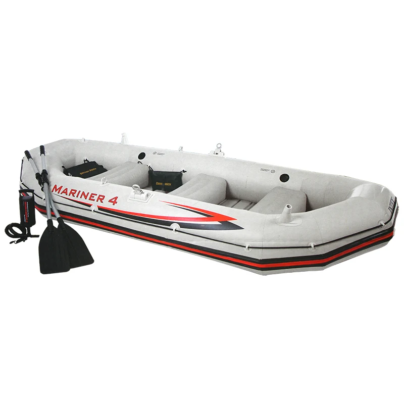 

Intex 68376 Professional Series Mariner 4 Set Air Boat, Photo