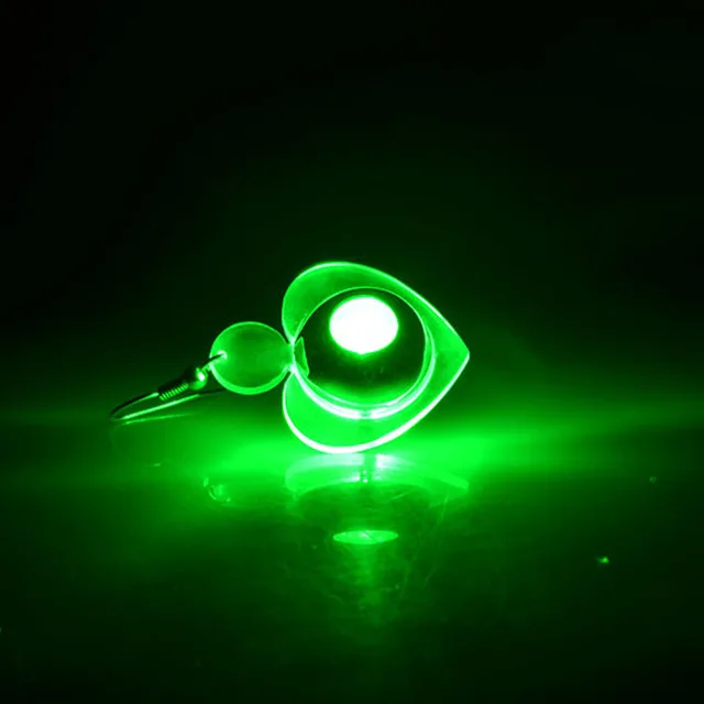 light up shiny led flashing earring earrings plastic resin bling