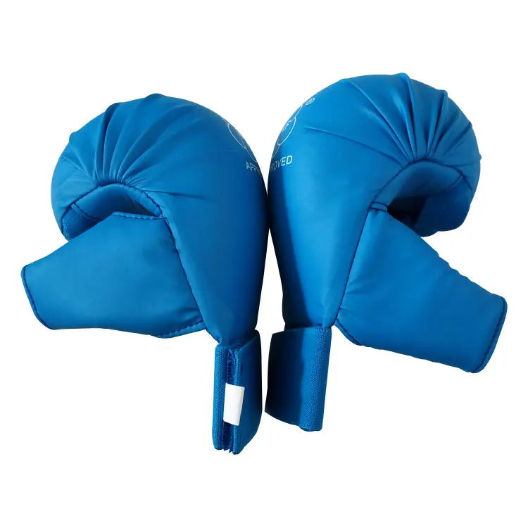 

High Quality WKF Approved Training Dipped foam karate gloves for kids, Red,blue,black,white