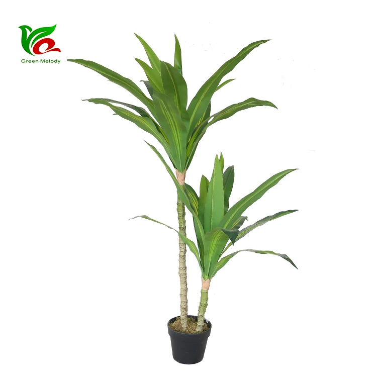 Artificial Potted Plant Indoor Tree Artificial Evergreen Chrub Plastic