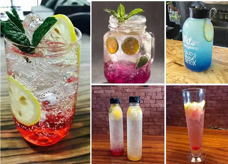 Desktop Plastic Soda Water Maker Soda Machine With Co2