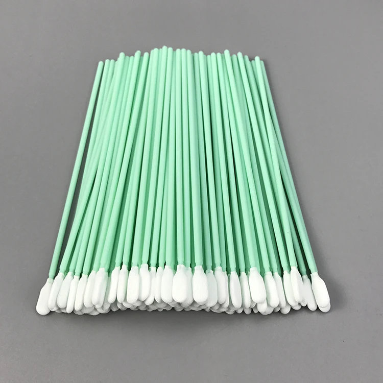 Tx Industrial Sponge Sterile Dacron Disposable Knit Polyester Swabs With Long Pp Handle