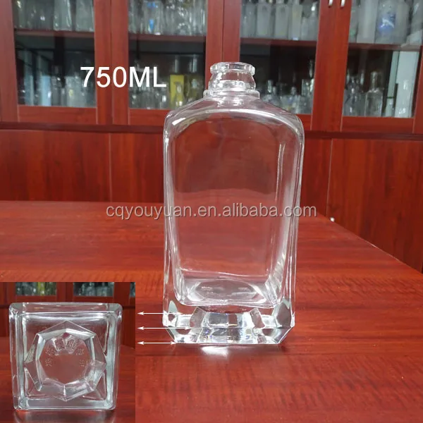Machine Brown 500ml Square Glass Spirit Bottles 500ml Refillable Liquor Bottle Buy 500ml