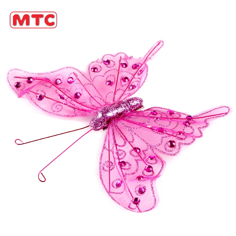 
Butterfly Party Decoration Butterfly Wings Clip Party Costume Angle Princess Dress Up Set for Kids Accessory/ Wedding Party 
