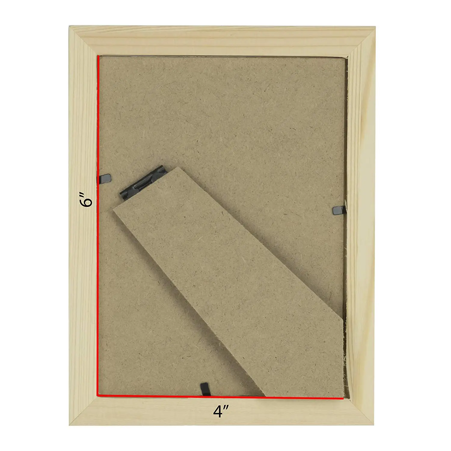 Diy Projects Unfinished Solid Crafting Moulding Wooden Picture Frames