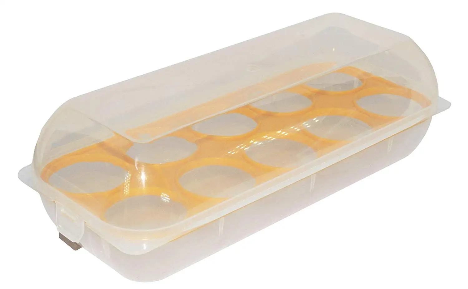 Clear Green Cuteboom Covered Egg Holder 24 Egg Tray Refrigerator Storage Container