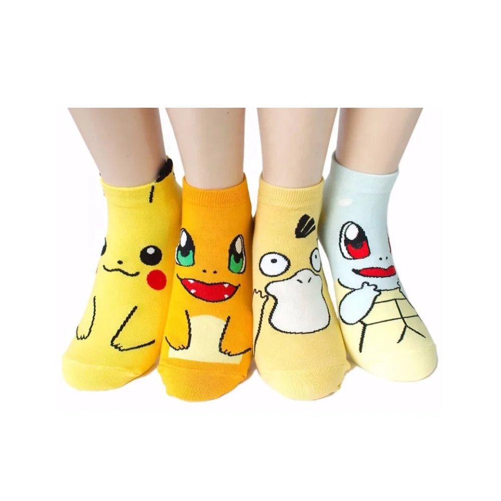 

XIANGHUI wholesale women girl can custom cartoon New fashion popular cotton go pattern ankle socks, Pantone color
