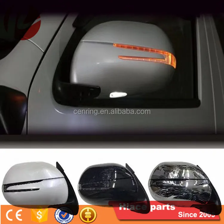 Auto Folding Led Side Mirror Fit For Japan Hiace Mini Bus Quantum