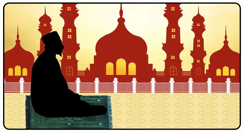 Padded memory foam mats prayer mat islamic muslim