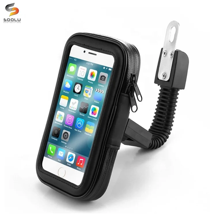 

Universal Waterproof Motorcycle Bike Scooter Mobile Phone Holder for iPhone8 7 Samsung Support 4.7-6.3 Inch, N/a