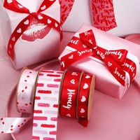 

New Product Sweet Heart Honey Love Valentine Collection Printed Ribbon