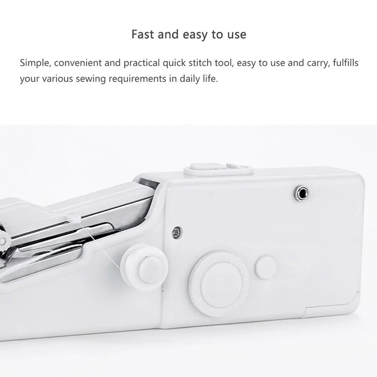Handheld Electric Sewing Machine Mini Portable Handy Stitch Home Sewing Quick Table Hand-Held Single Stitch