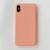 factory price candy color phone case solid color plain blank mobile phone cover for iphone series BIA075