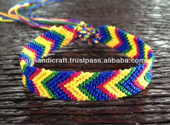 arrow friendship bracelet chevron pattern bracelet 