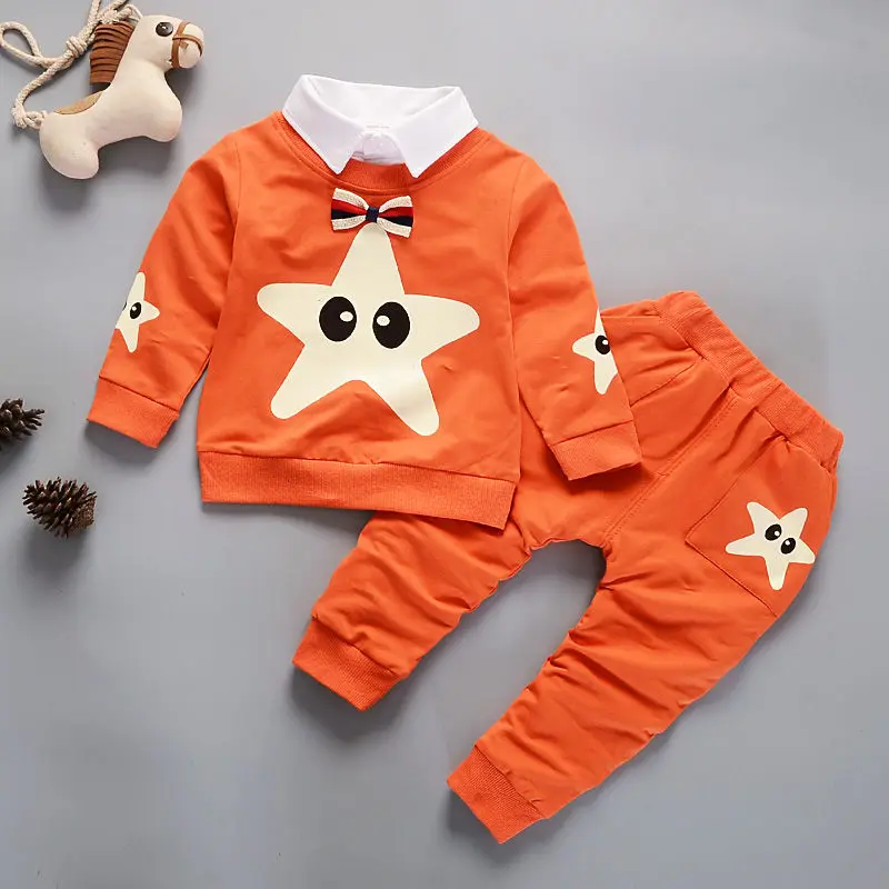 

Factory high quality hot selling breathable turn-down collar baby boy's clothing set with quality assurance, As pictures shows;we can according to your request also