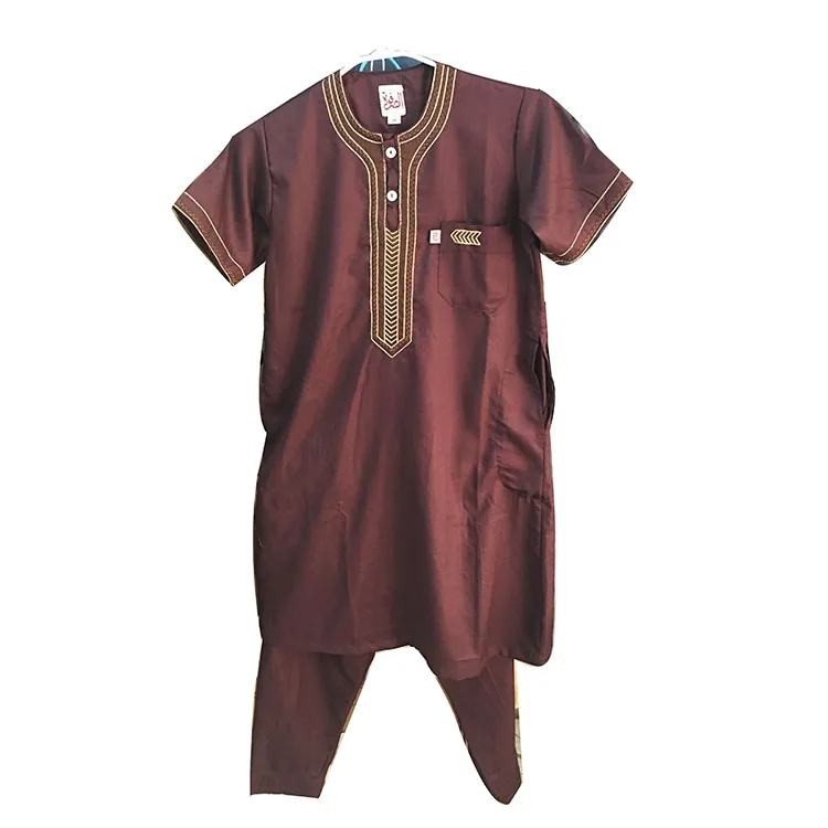 

Kids Embroidered Muslim Robe For 4-16 Years Boys Daily Dress Teenage Arabic Abaya Islamic Kaftan Fashion Robes Jubah Clothing, Six colors mix