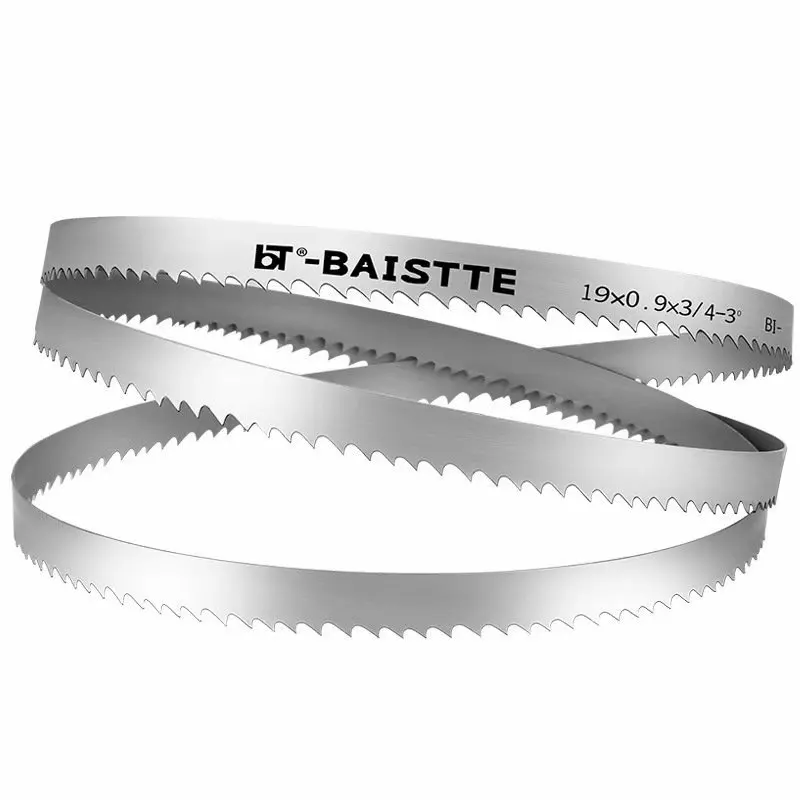 
High efficiency bi-metal band saw blade for wood/steel/ foam/bamboo cutting band knife blades 45-2/3-Inch by 1/2-Inch by 8/12Tpi 