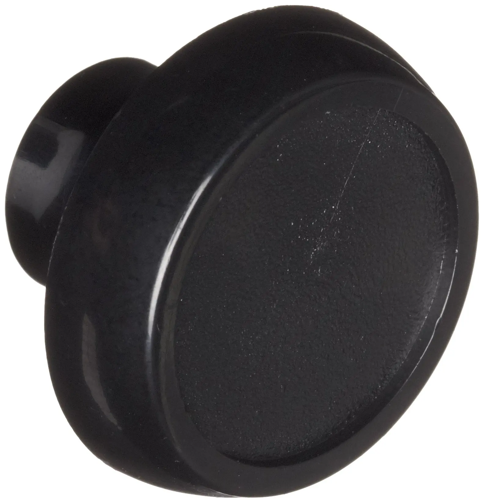 DimcoGray Black Phenolic Push-Pull knob Female, Brass Insert: 1/4-20" Thread x 5/16" Depth, 1" Diameter x 11/16" Height x 1/2" Hub Dia x 7/16" Hub Length (Pack of 10)