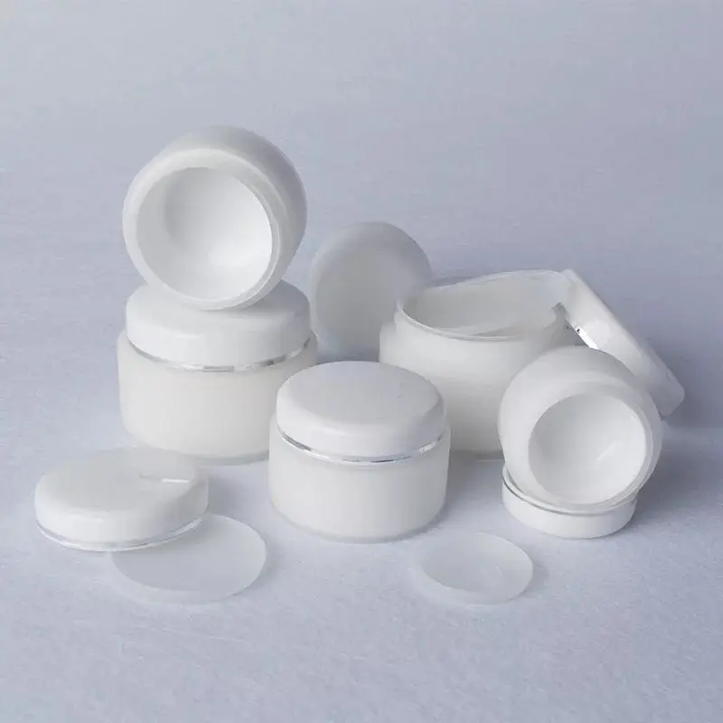 Wholesale 50g Plastic Airless Cosmetic Cream Jar 50ml Pushing Down