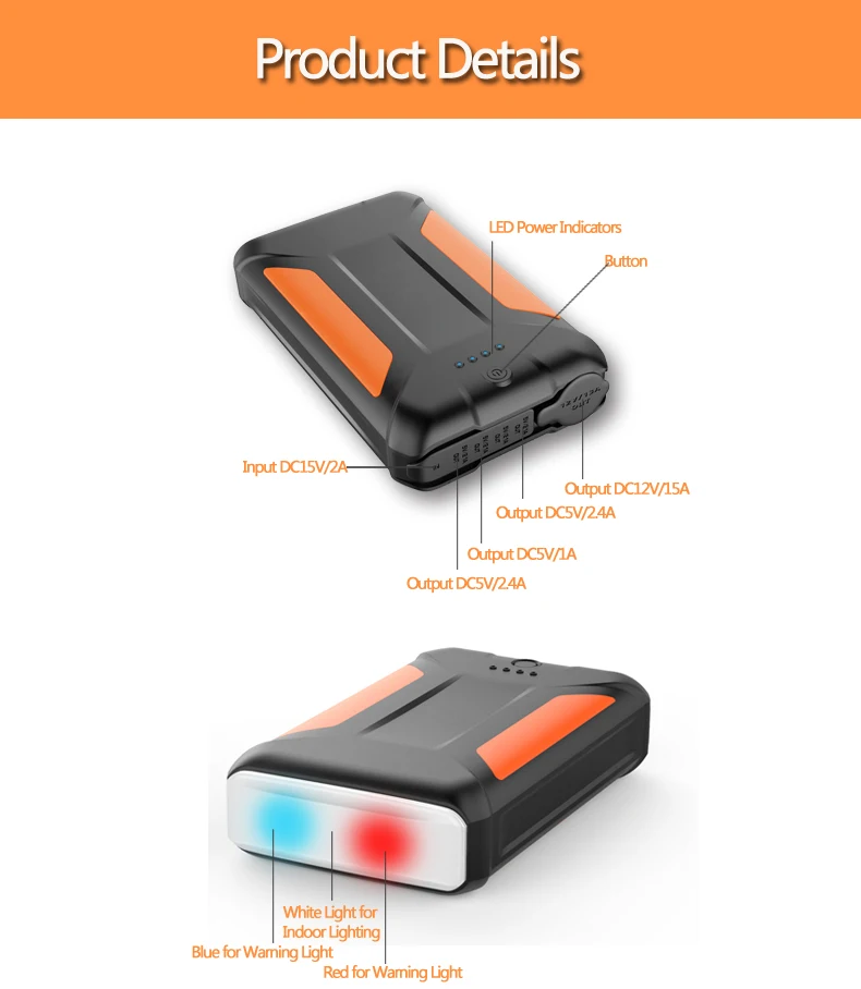 2019 new for samsung power bank 30000mah power bank with car battery charger 12v powerbank mobile charger for CPAP - ANKUX.COM