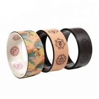 

Custom OEM TPE Yoga Wheel Massage Back Stretch Roller With Carrying Bag