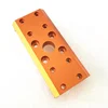 Precision custom CNC milling orange anodize cheap solar panels china