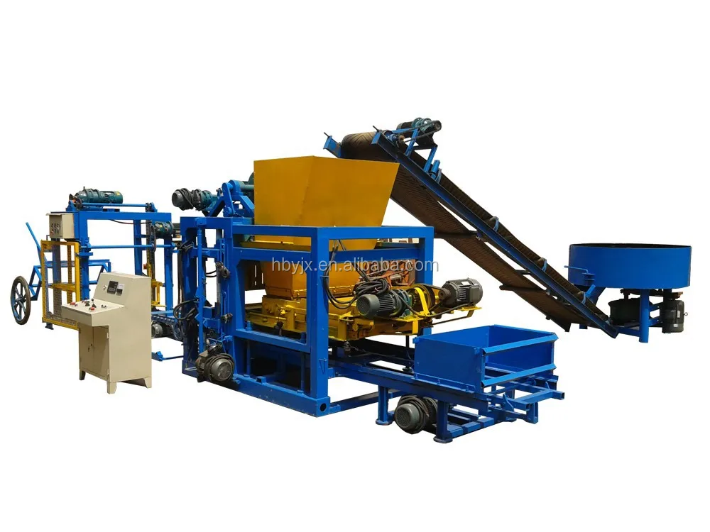 Automatic Pav Brick Making Machine Qtj4-25 Plastic Pallets For Brick ...