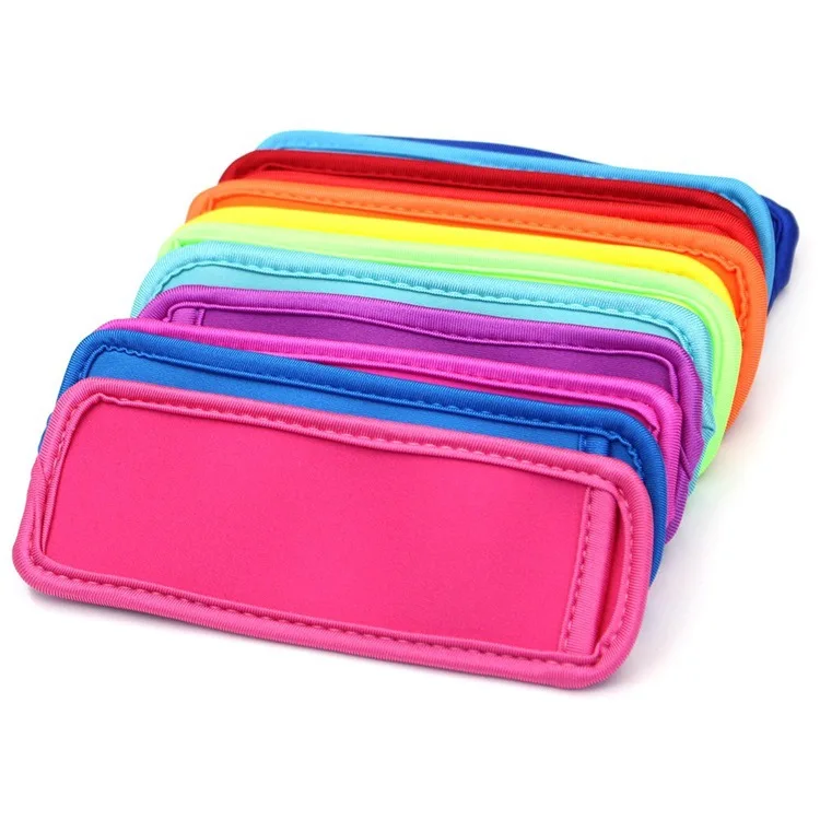 

Custom Neoprene Ice Popsicle Holder For Kids, 12 colors in stock