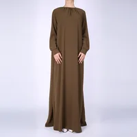 

fashion plain long women saudi abaya wholesale islamic clothing muslim dress