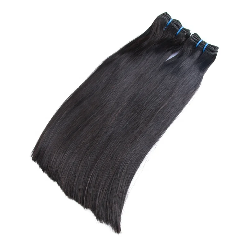 
Wholesale Cuticle Aligned Hair One Donor Virgin Human Hair Super Double Drawn Silky Straight Funmi Hair 