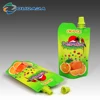Food Packaging Flexible Plastic Customized Printing Orange Juice Pouch with Spout