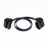 Right Angle 16P OBD2 Extension 12V 24V Cable Right Angle OBD2 Replacement OBD Male to Female Diagnostic Cable