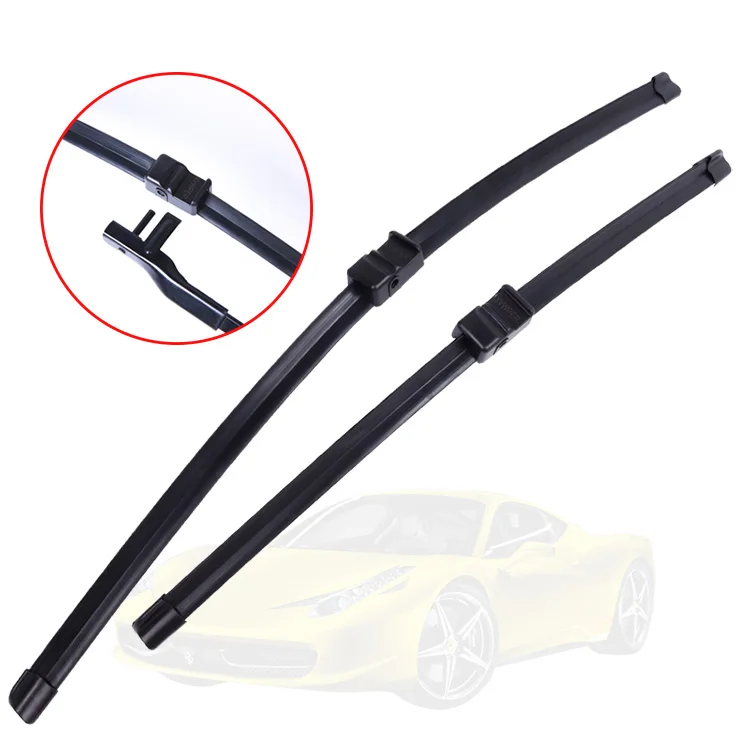 

Car Front Windshield Wiper Blades For BMW X3 F25 Fit Side Pin Arms 2010 2011 2012 2013 2014 - 2018 Windscreen wipers blades, Black