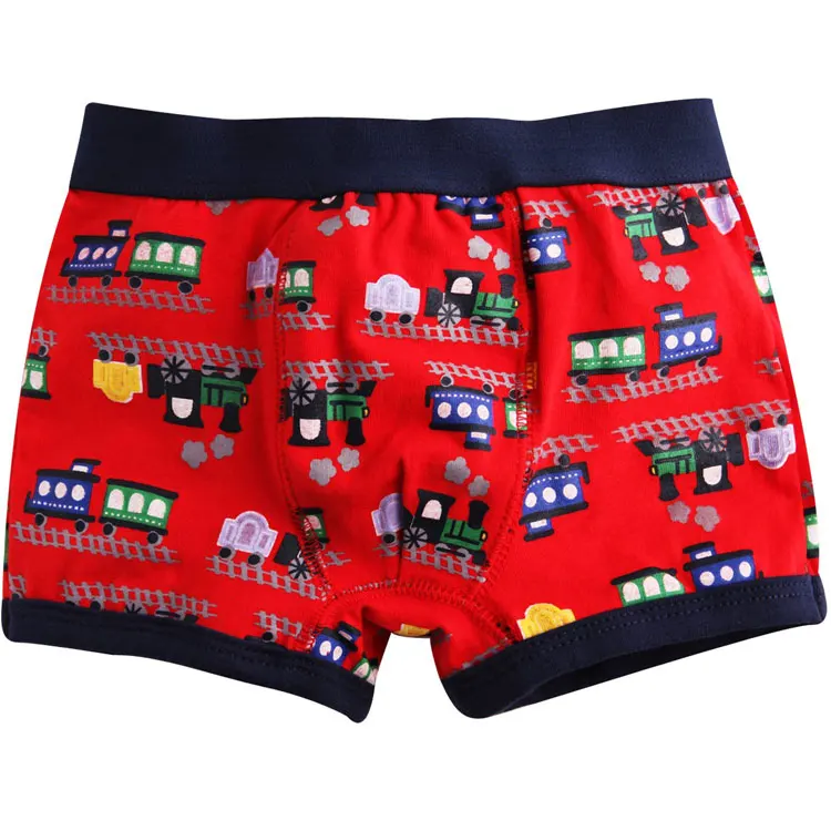 3pcs Underwear Set 100% Cotton Cute Cartoon Printed Boxer Panty Boy ...