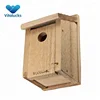Wholesale hand carving wood craft wild bird house