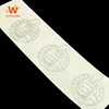 Garment Custom 3D Raised Logo Silver Shinny Tagless Silicon Rubber Heat Applying Transfer Film Clothing Neck Labels