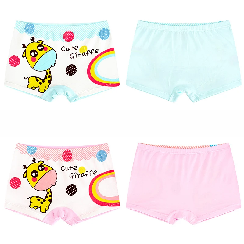 

Hot Selling Spandex Cotton Printed Boxer Shorts Teen Young Girls Preteen In Underwear For Kids Children, Pink underwear for kids children