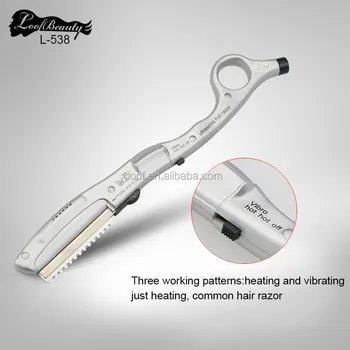 L,538 Hot Razor Hair Cutting Machine With Heating And Vibrating Functions , Buy Hair Cutting Razors,Hair Styling Razor,Hairdressing Tools Product on