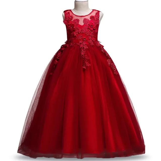 Western dresses for kid Birthday party    fancy dresses baby girl for  4 years old    Fashion flower girl evening dresses