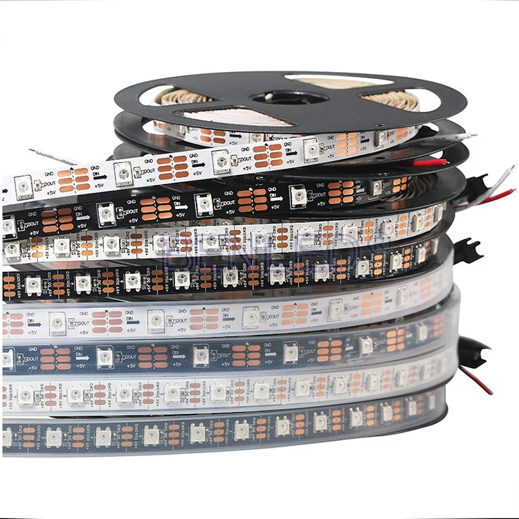 Digital Ws 2812b Sk6812 Pixel Dc 5v Addressable Rgb 5 Meter Rolls ...