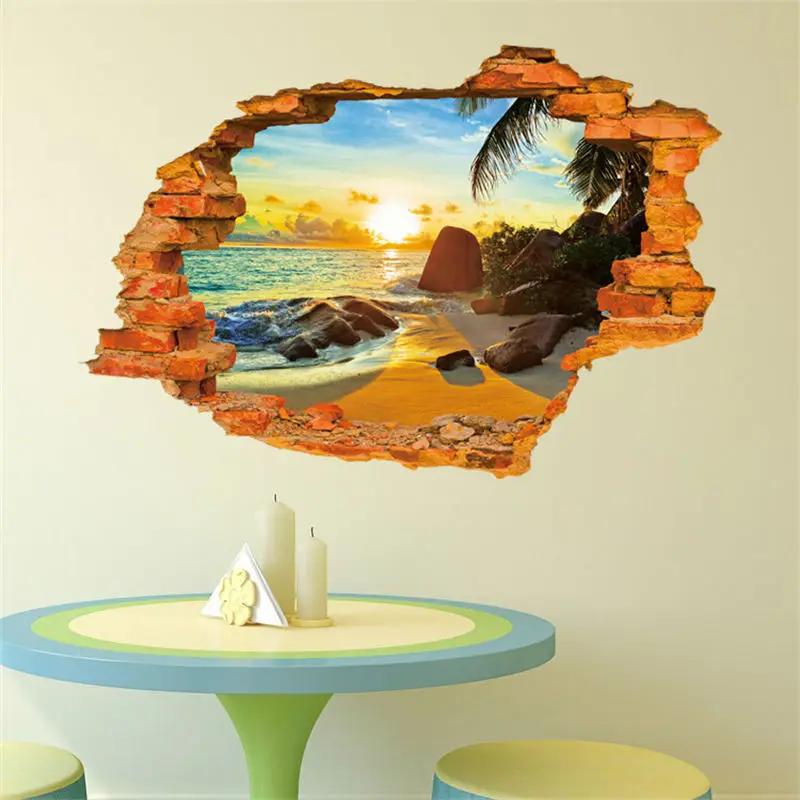 beach wall stickers