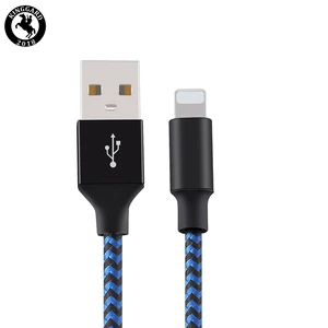 fast charging braided 1m/2m/3m cell phone charger cable for iphone