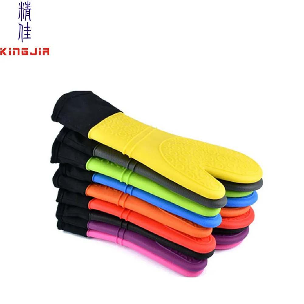 

kitchen heat resistant silicone cooking oven glove, Pantone color